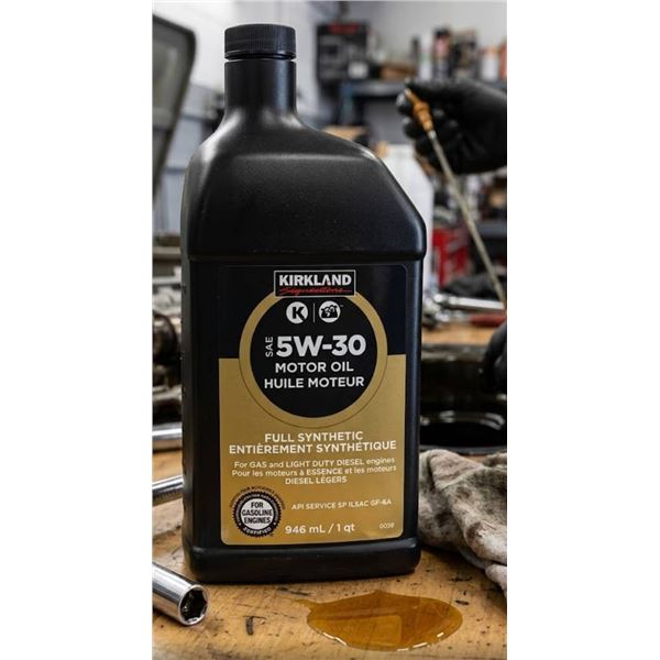 Kirkland Signature 5W-30 Full Synthetic Motor Oil - 6 x 946ml