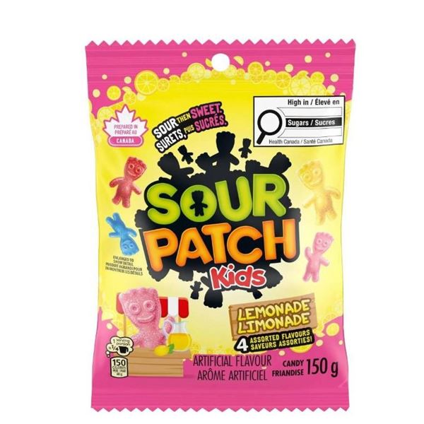26 x 150g Sour Patch Kids LemonadeÂ