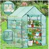 Image 1 : Â FCL Walk-In Greenhouse with Metal Frame 56"x56"x77"