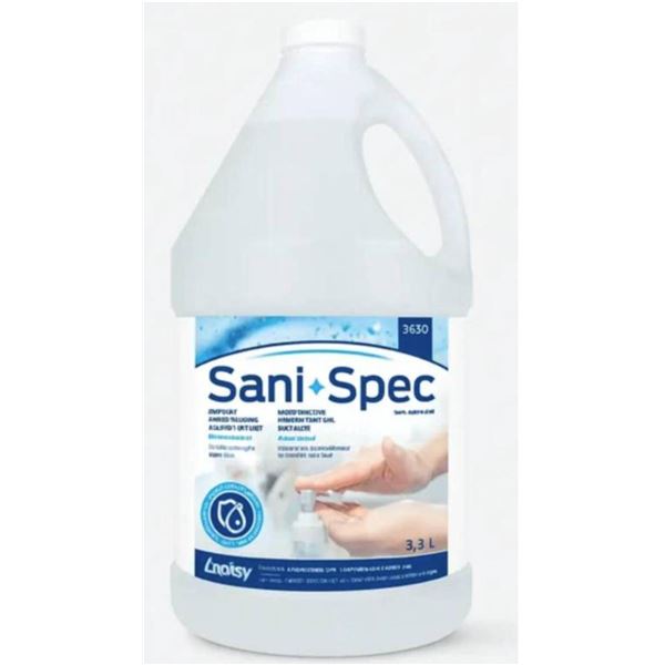 Sani-Spec Instant Hand Antiseptic Gel, 4 x 3.8L Bottles