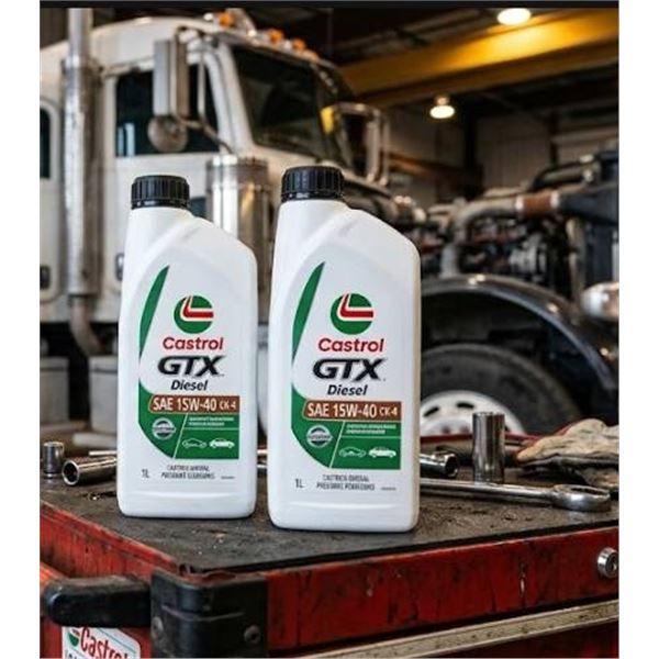 Castrol GTX Diesel 15W-40 Engine Oil, 1L Bottles (Set of 6)