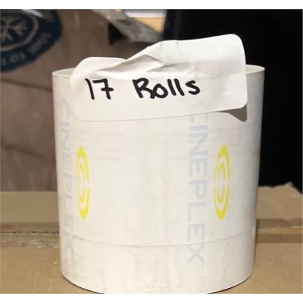 CNP-Blue Thermal Rolls 3-1/8 in x 185 ft (17 Rolls) Cineplex