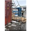 Image 1 : Metal Rolling Safety Ladder with Handrails