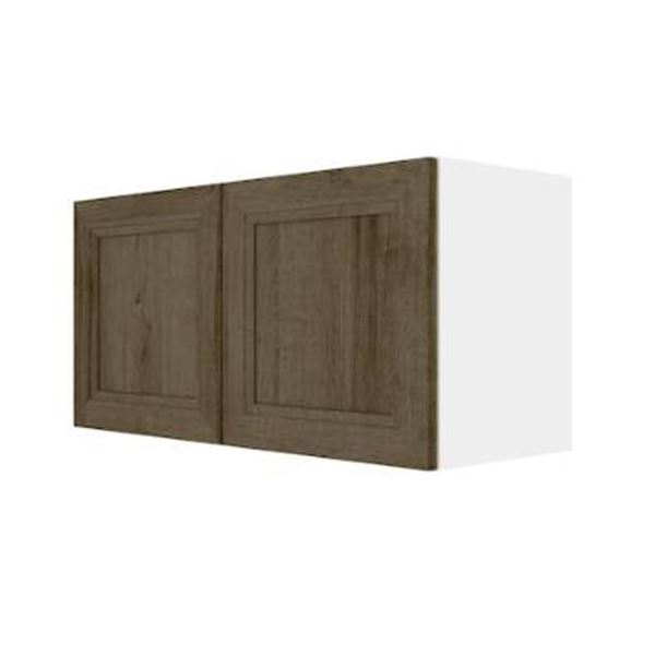 Eklipse 30-Inch Wall Cabinet With Double Doors and Oak Finish - Model EROS-WP30