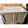 Image 2 : Eklipse 30-Inch Wall Cabinet With Double Doors and Oak Finish - Model EROS-WP30