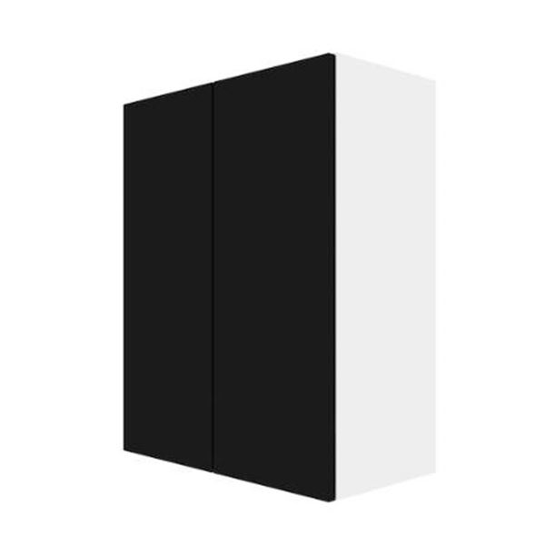 Eklipse Wall Cabinet 24x39in with 2 Doors, Onyx Finish