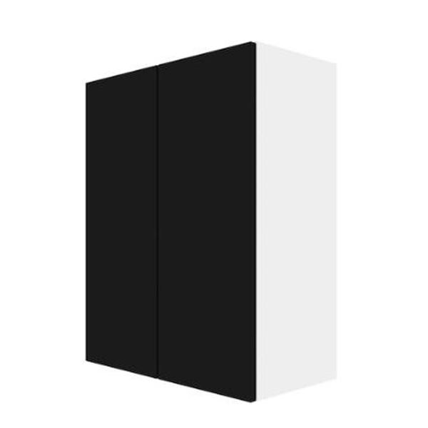Eklipse Wall Cabinet 24x39in with 2 Doors, Onyx Finish