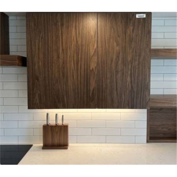 Two-Door Wooden Storage Cabinet With Interior Shelf