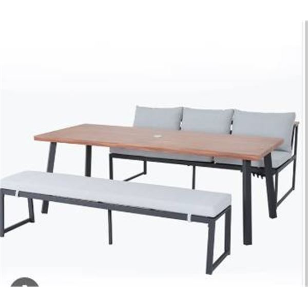 L&Co. 3-Piece Conversation Set with Item No. 4BCR63004
