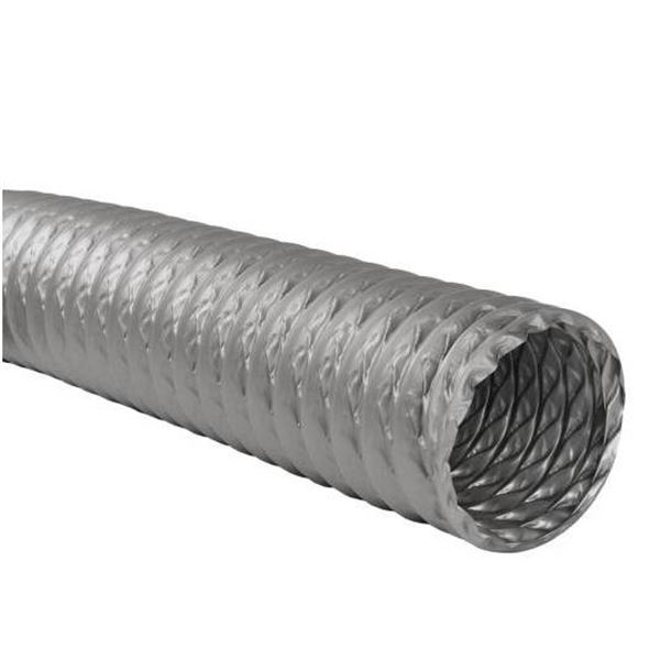 Imperial Flexible Vinyl Duct, 8 in Diameter, 25 ft Length
