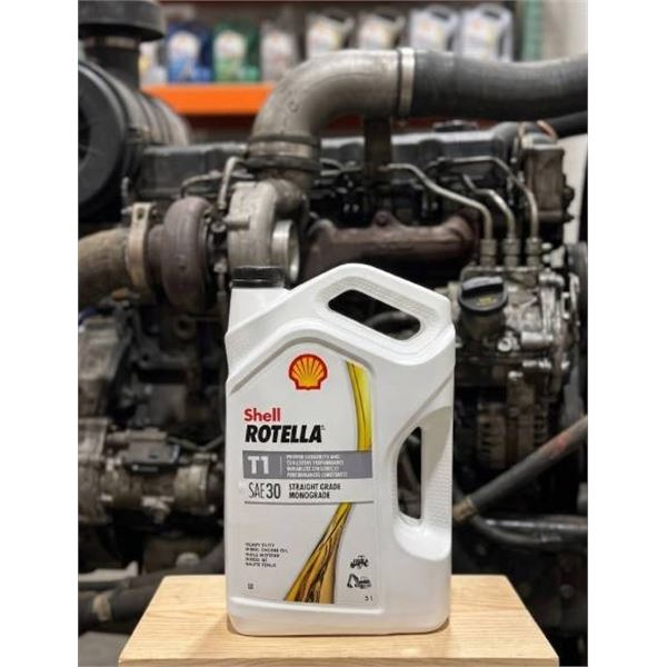 Shell Rotella T1 SAE 30 Straight Grade Monograde Oil, 5L