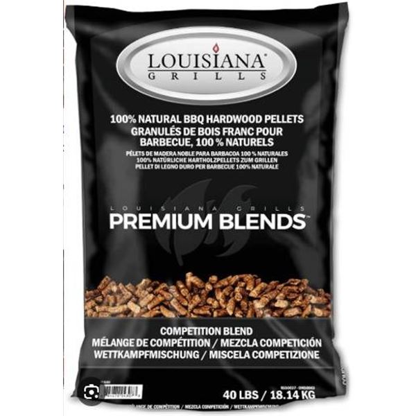 Louisiana Grills Premium Blends 100 Percent Natural BBQ Hardwood Pellets