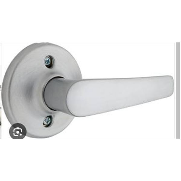 Lot of 6 - Weiser Elements Collection Satin Chrome Door LeverÂ
