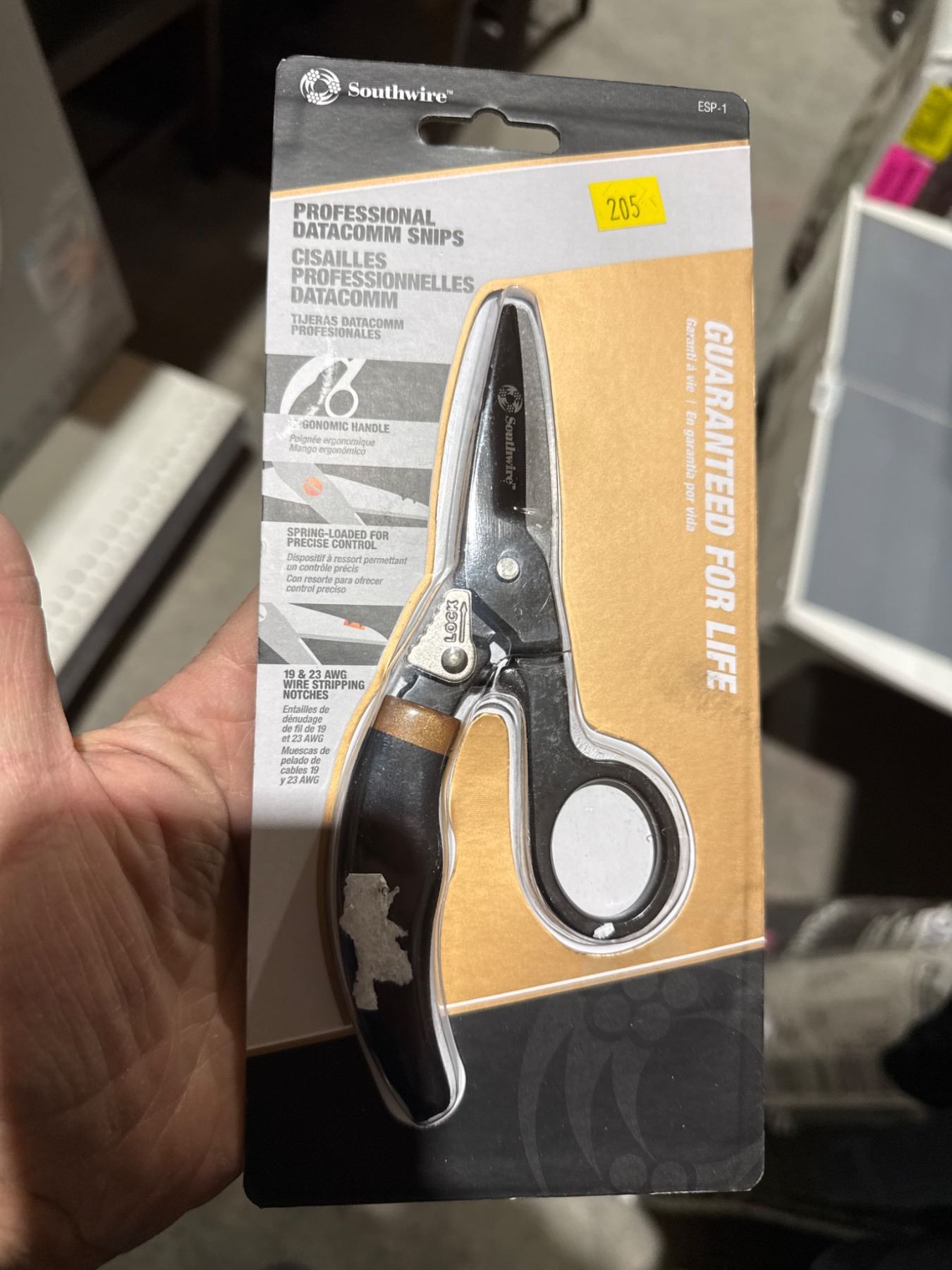 Southwire S5N Professional Diagonal Snips with 19 & 23 AWG Wire ...