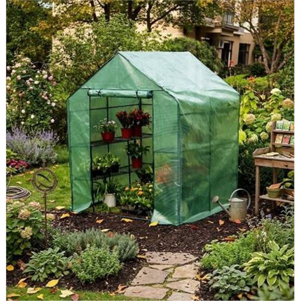 Walk-In Greenhouse, Approximate Dimensions: 56 x 56 x 77 Inches
