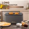Image 1 : Mecity T-42AUB Toaster with Dual-Slot Design
