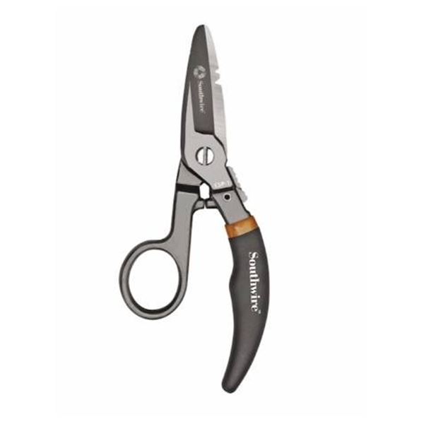 Southwire S5N Professional Diagonal Snips with 19 & 23 AWG Wire Stripping Notches