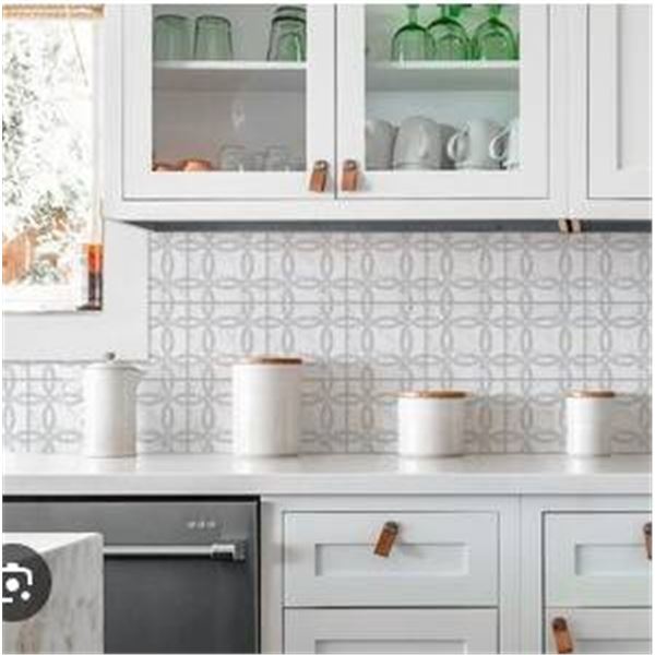 Two RM Peel-and-Stick Wall Decals in Geometric Design 2 - 34x16" rollsÂ