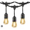Image 1 : Feit Electric LED String Lights 48 Ft With 24 Bulbs