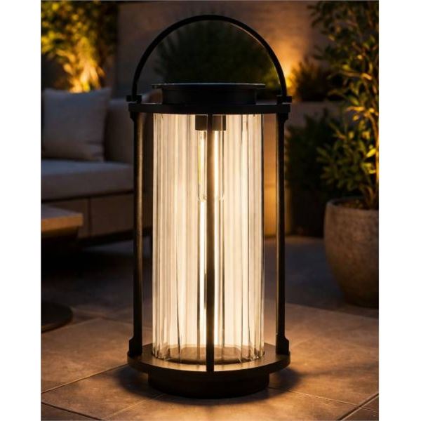 Solar-Powered LED Lantern with 20 Lumens Output