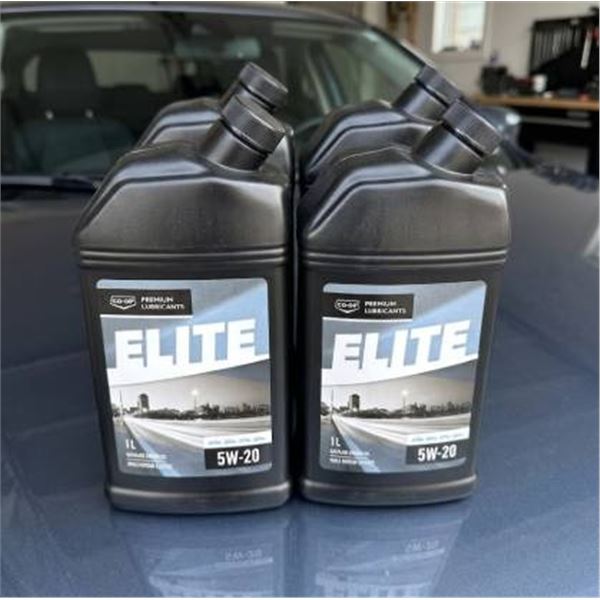 Co-op Elite Premium Lubricants 5W-20 Motor Oil, 1L Each