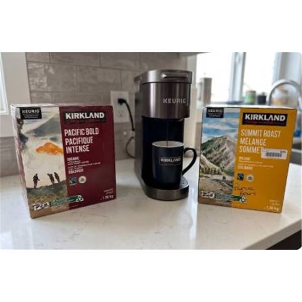 Kirkland Signature Pacific Bold and Summit Roast Coffee Pods, Both Partial Boxes