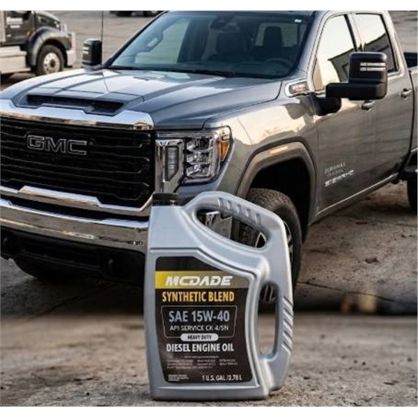 McDade Synthetic Blend SAE 15W-40 Diesel Engine Oil, 1 Gallon