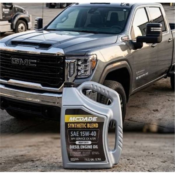 McDade Synthetic Blend SAE 15W-40 Diesel Engine Oil 1 Gallon