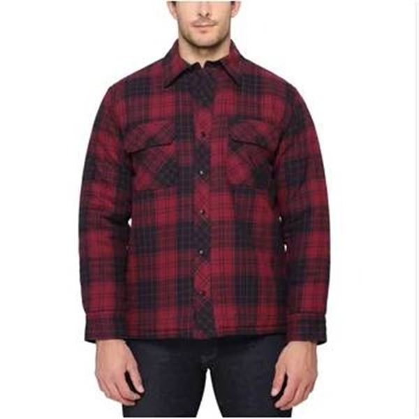 BC Clothing Co. Removable Hood Plaid Shirt, XXL/TTG