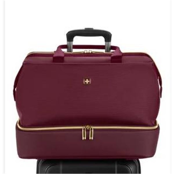 Swissgear Burgundy Travel Bag with Dual Handles