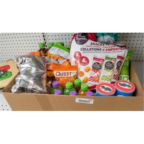 Snack And Beverage Lot With Multi-Brand Items