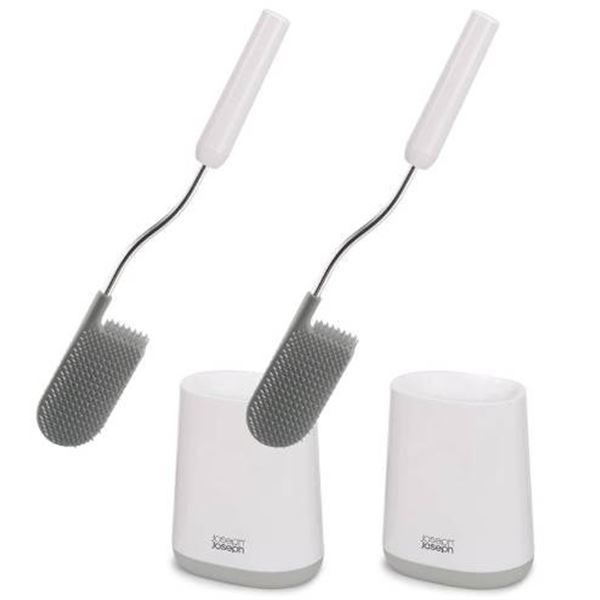 Joseph Joseph Flex Lite Advanced Toilet Brush Set, 2 Pieces