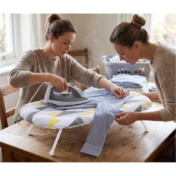 AmazonBasics Tabletop Ironing Board With Folding Legs