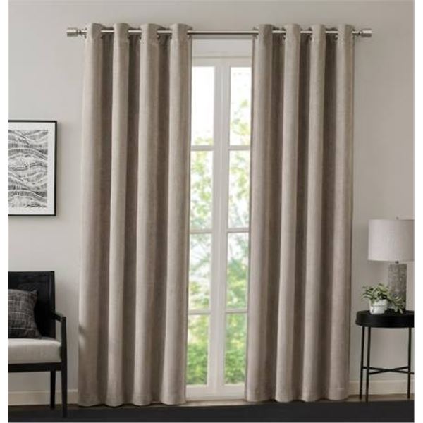 Beautyrest Platinum Grommet Top 100 Percent Blackout Panel Pair with Liner