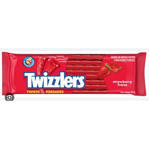 Twizzlers Strawberry Flavored Twists 227g Pack
