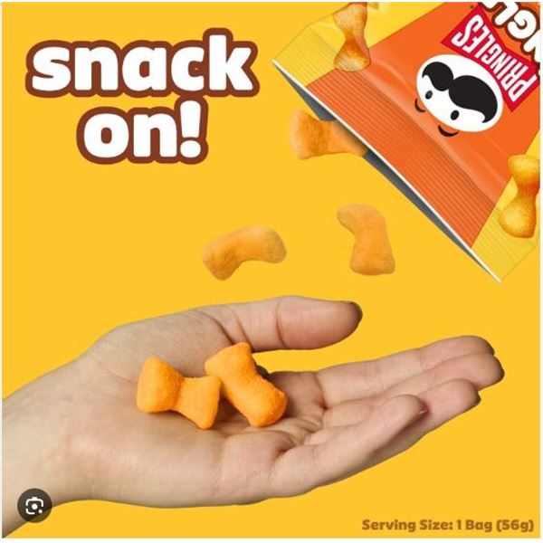 Pringles Mingles Cheddar and Sour Cream 6-Pack, 56g Each