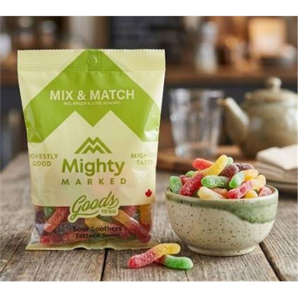 Mighty Marked 50142 Mix & Match Sour Soothers Candy 12 x 150g