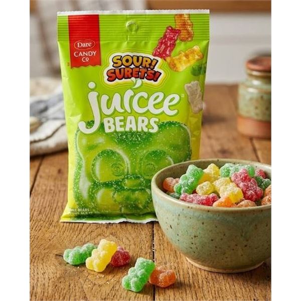 Dare Candy Co Juicee Sour Bears, 8 x 200g