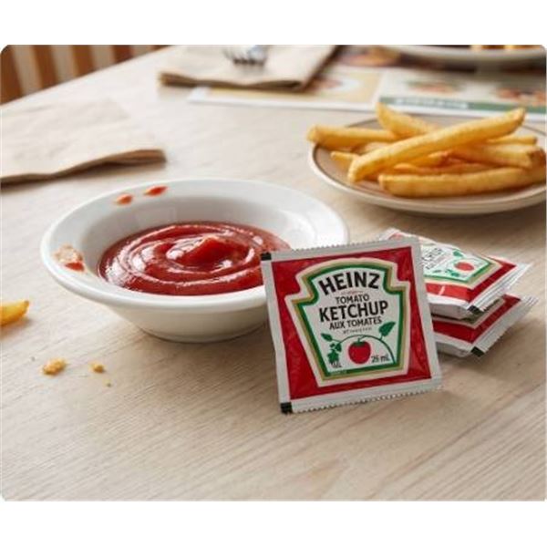 396 Units of Heinz Tomato Ketchup 26mL Packets