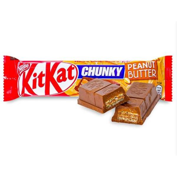 KitKat Chunky Peanut Butter Chocolate Bars 24-Pack 68g Each