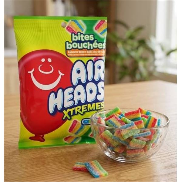 Airheads Xtreme Bites Rainbow Berry Snack Bag 200g