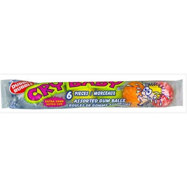 Cry Baby Bubble Gum Assorted 6-Piece Packs - Lot of 19