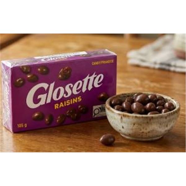 Glosette Raisins, 105g, Quantity 6