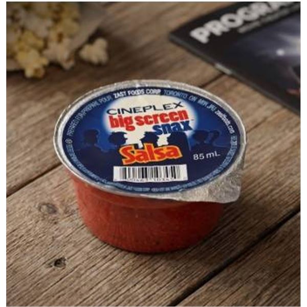 Cineplex Big Screen Snacks Salsa 85ml - Lot of 48