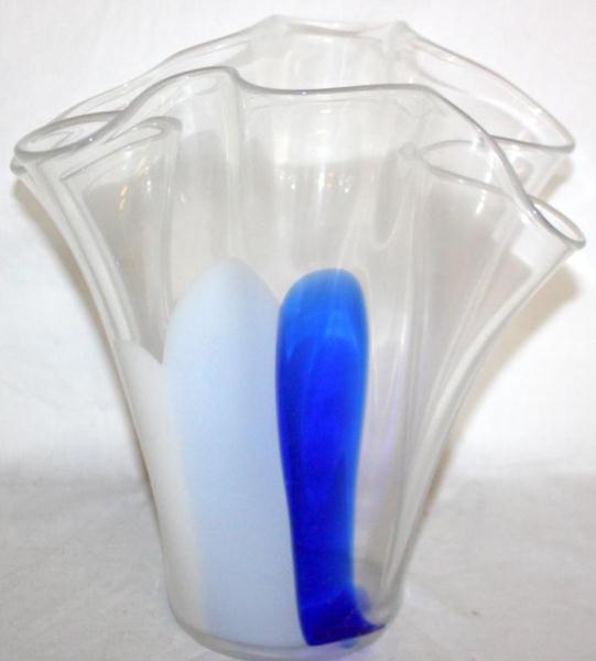 Art Glass Vase Made in Poland