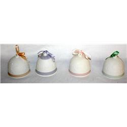Lot of 4 Lladro Bells