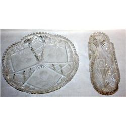 Vintage Heavy American Brilliant Cut Crystal