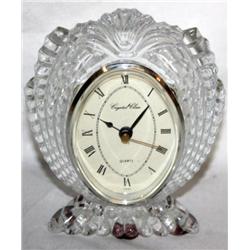 Crystal Clear Quartz Crystal Clock-- Works
