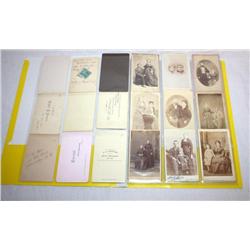 Circa 1870's CDV Collection