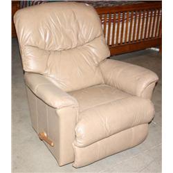 Tan Swivel Rocker Recliner Chair